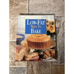 Cooking Light Low Fat Ways to Bake Cookbook Recipes Desserts Quick Muffins Pies